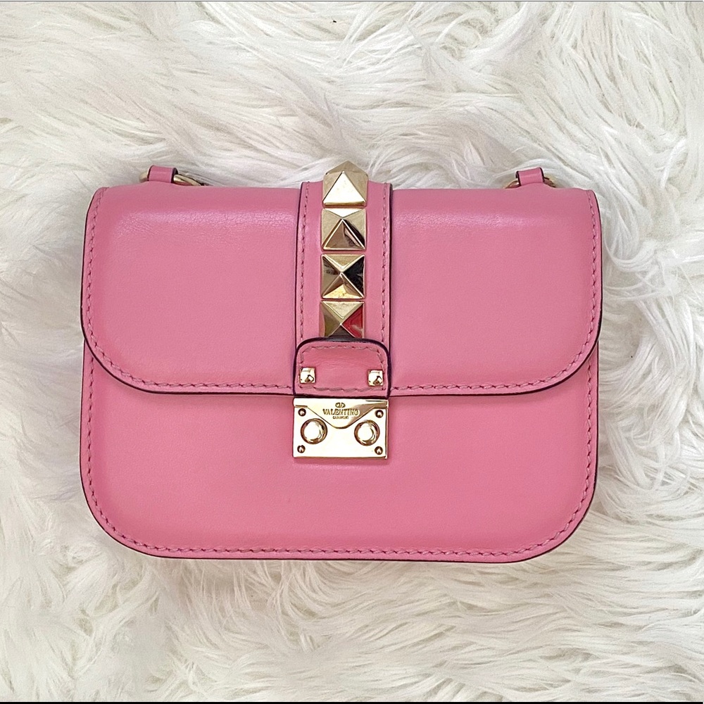 Authentic Valentino Glam Lock Mini Shoulder Bag